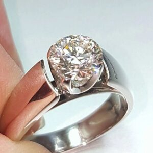 Platinum Custom Made Cathedral Style Ring Setting