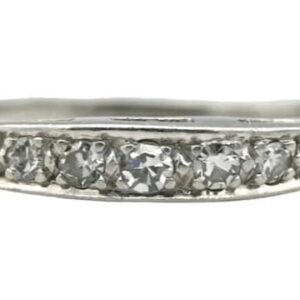 Antique Elegant Diamond Wedding Band style Ring~0.25CTTW SIZE 5.25