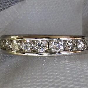 Better Pictures Coming Soon. Diamond Ring set with an Approximate total Diamond weight of 0.65 carats