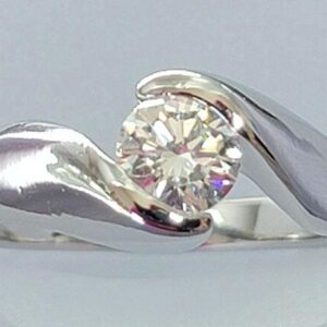 Platinum Diamond Ring with a GIA Diamond Grading Certificate that is included with the Diamond Ring Purchase